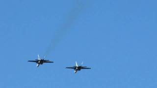 F18 Flyover at Navy vs Troy Football November 5 2011 [upl. by Auqenat96]