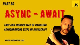 30  Async  Await Concept in JavaScript With Easy Examples [upl. by Stuckey]