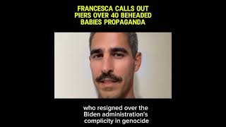 Francesca Albanese DSTRs Piers Morgan Over the CNN 40 Beheaded Babies Lie [upl. by Epolenep]