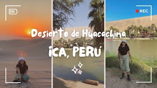 Desierto de Huacachina ICA PERÚ ♡ [upl. by Gregor25]