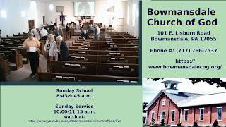 101324 Bowmansdale Church of God Live service [upl. by Airetal714]