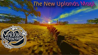 Exploring the new Uplands Map  Prior Extinction Roblox [upl. by Risa]