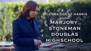 Vice President Harris Visits Marjory Stoneman Douglas High School in Parkland FL [upl. by Conrad]