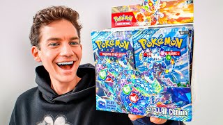 NEW Stellar Crown Pokémon Booster Box Opening [upl. by Marienthal]