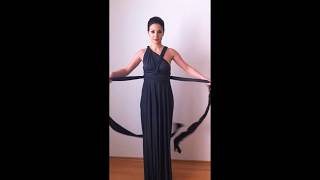 How to wrap the convertible infinity dress tutorial etsy [upl. by Ydnal]