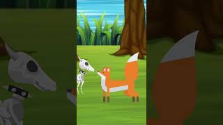 Moti And Fox  Cartoon animal  cartoonanimal  Story [upl. by Orva]