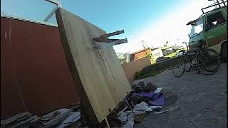 Luchio Luchiani  knife throwing lanzamiento de cuchillos 3mts 5 metros y 7 metros [upl. by Annay]