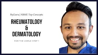 Top NBME Concepts  Rheumatology amp Dermatology USMLE Step 1 [upl. by Brasca]