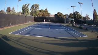 Slider Wide then Buggy Finish  Age 47  USTA 50 Tennis [upl. by Euqinaj]