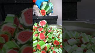 Watermelon Rock Candies with Seeds Inside  DIY Recipe satisfying food fyp [upl. by Surbeck]