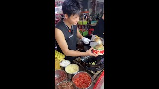 The cooking process for fried rice fried noodles and fried rice vermicelli in Chinese cuisine [upl. by Marks]