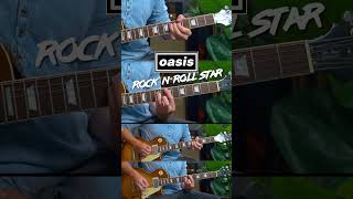 Oasis Rock n Roll Star  Short Guitar Lesson [upl. by Oidgime]