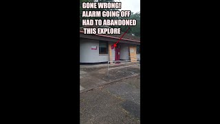 GONE WRONG ALARM going off at ABANDONED Community Centre Norwich had to leave abandoned uk 2024 [upl. by Micco]