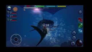 Ultimate Shark Simulator Tiger Shark VS All Bosses [upl. by Ehcnalb358]