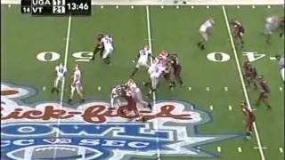 Georgia vs 14 Virginia Tech  2006 ChickfilA Bowl [upl. by Brand]