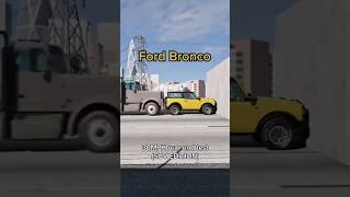 Ford Bronco UCTP Crash Test 0⭐ Rating 🚙💥🛻 shorts ford bronco crash rating [upl. by Derwin]