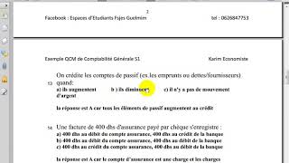 Comptabilité générale S1 quot Examen QCM 1 quot [upl. by Leslie]