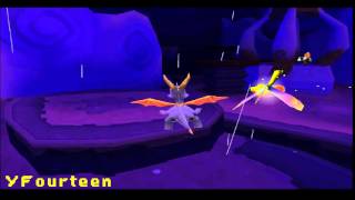 Spyro 3 Year of the Dragon Texture Hack  Dark and Stormy Cloud Spires In game [upl. by Hax]