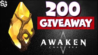 FREE SUMMONS  200 advanced summons  Awaken Chaos Era giveaway [upl. by Christis]