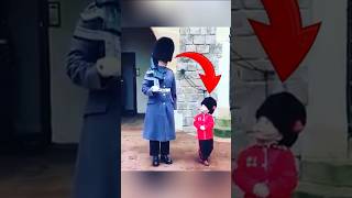 Little soldier stops royal guard army 💂 [upl. by Fairman]