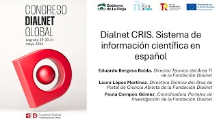 Congreso Dialnet Global  Dialnet CRIS 30 de mayo de 2024 [upl. by Ierna]