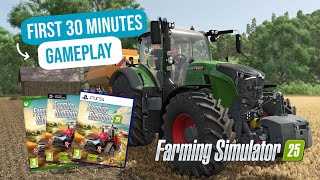 Farming Simulator 25  First 30 minutes Gameplay  PS5 [upl. by Akelam]