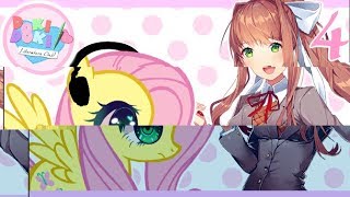 Fluttershee plays Doki Doki Literature Club 🍉  what is ha͘ppén̸i̶ng̶̨  Part 4 [upl. by Nivahb]