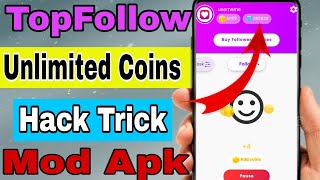 Top Follow App Unlimited Coins 2024  Top Follow mein unlimited coin kaise karen  Top Follow App [upl. by Namzzaj]