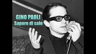 Sapore di sale GINO PAOLI  1963  HQ [upl. by Nennarb843]