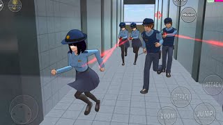 POLICE RINA TAMAKI 👮‍♀️ YAKUZA OFFICE HIMAWARI Part 2  TUTORIAL SAKURA SCHOOL SIMULATOR [upl. by Rhodia539]