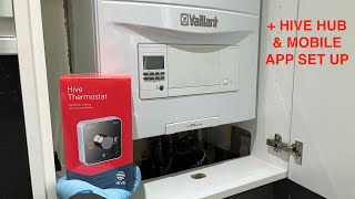 Hive V3 Thermostat Installation In 10 Mins  Combi Boiler Wiring  Vaillant EcoTec Pro [upl. by Haneen]