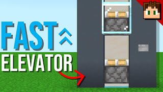 The PISTON ELEVATOR Minecraft Bedrock 121 Tutorial [upl. by Leksehcey172]