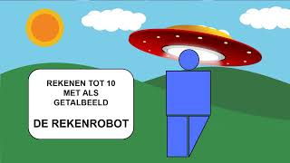 Rekenen tot 10 in groep 3 met REKENROBOT en getalbeelden [upl. by Evin]