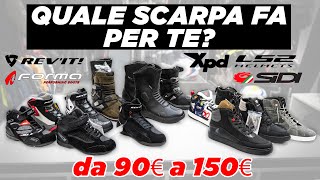 SCARPE ADVENTURE TOURING SPORT URBAN QUALE SCEGLIERE COMPARATIVA STIVALI MOTO [upl. by Nahor]