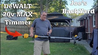 DeWALT 20v Max String trimmer  JoeteckTips [upl. by Eittam]