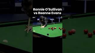 Ronnie OSullivan vs Reanne Evans snooker snookermoments [upl. by Ambrosia950]