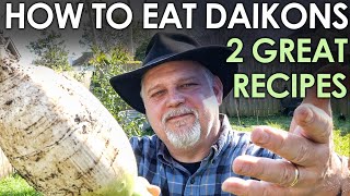 How to Eat Daikon Radishes  Soup amp Salad Recipes  Black Gumbo [upl. by Asaert]