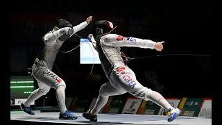 World Fencing Championships Dubai 2022 Mens Foil Junior Finals Highlights [upl. by Anderer]