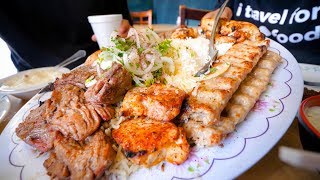 Best Restaurants in Los Angeles  BIG KABOB PLATTER  MustEat Food Tour in LA [upl. by Batholomew]