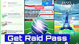 How To Get RAID Pass in Pokemon Go [upl. by Sufur]