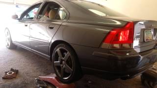 Volvo S60 R open obx down pipe demo [upl. by Inatsed48]