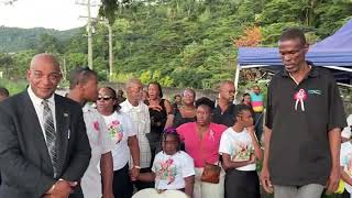 Burial of 51 year old Kathleeen Winston St Jean Better known as “Donna” who resided in Trafalgar [upl. by Leiuqese]