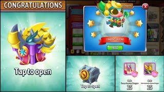 443 Dragon city  Open a new Spiked Collection Chest  Get a new Lake Guardian Dragon [upl. by Abott]