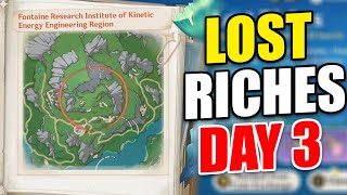 Lost Riches Day 3 Guide Fontaine Research Institute Treasure  Genshin Impact [upl. by Mulcahy27]