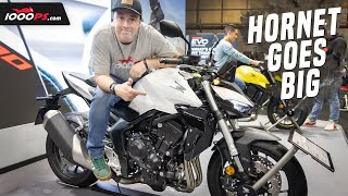 Honda CB 1000 Hornet  first look  Motorcycle Live Birmingham [upl. by Sinnal]