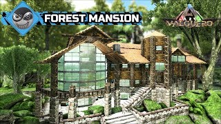 Ark Survival Evolved  Large House Build  Forest Mansion Base Design Speed Build [upl. by Spiegleman100]