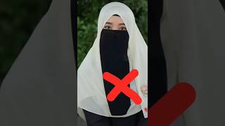 Wrong hijab girls ❌Vs right hijab girls ✅🧕🧕abaya rightwrongshortvideo [upl. by Aynatahs461]