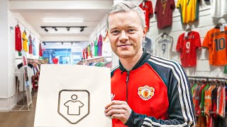 Mark Goldbridge Goes Shopping For CLASSIC Football Shirts  Shirt Shopping [upl. by Kling]