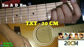 TXT 20 Cm Guitar Chord  Guitar Cover [upl. by Ahseret60]