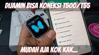 Mudah KoK Cara Koneksi Smartwatch T500 Bluetooth Fitpro Ke HP Ikutin Cara Ini [upl. by Nauq]